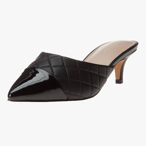 Elegant Black Quilted Women's Mules Size 8.5 LAST CHANCE TO BUY